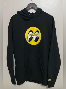 Loser Machine X Mooneyes Equipment Collab Thick Hoodie Size 2XL